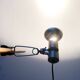 Mid-century minimalist shelf lamp by Swisslamps International