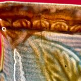 Pichet Art Nouveau en barbotine belge Wasmuel, XIXe siècle