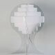 Table lamp in plexiglass by L.BRYLLE & P.JACOBSEN, Denmark design 1960