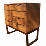 Teak and laminate chest of drawers - Europa Furniture edition from the 1970s