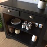 Black vintage Parisian buffet