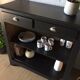 Buffet parisien vintage noir