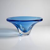Large crystal glass fruit bowl by Focke & Meltzer Amsterdam