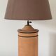 Lampe terracotta façon chanel vintage