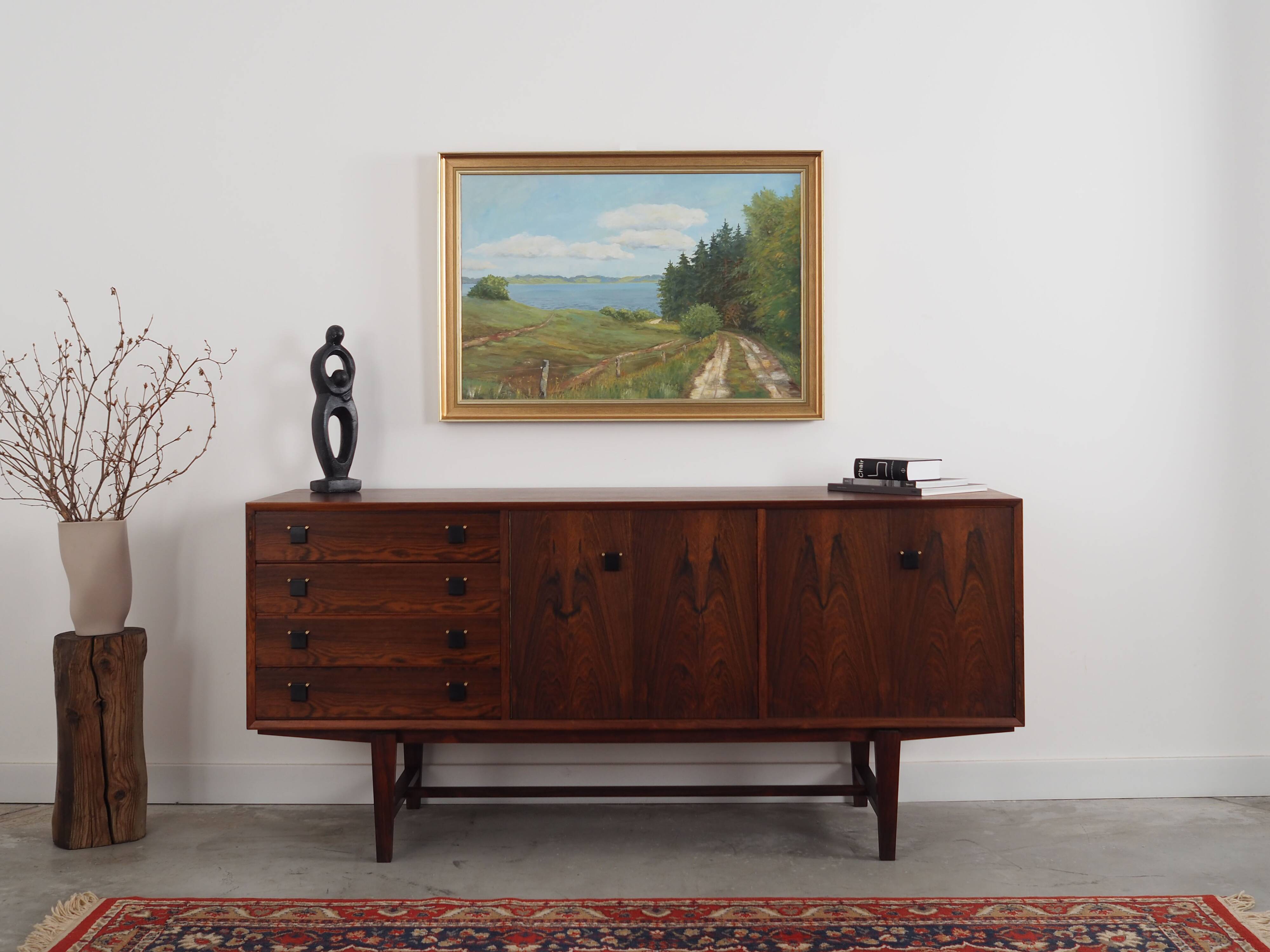 Painting „The Road to the Lake”, Danish design, 1980s, by Karin Hermansen