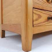 Vintage 5 Drawer Chest of Drawers with brass handles
