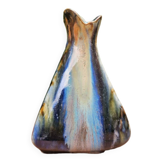 Petit vase triangulaire Jean Langlade