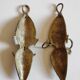 Duo de masques africains bronze