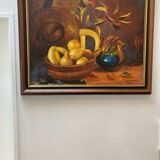 Still life painting signed Dorgendial