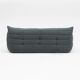 Canapé trois places Togo en bouclé vert par Michel Ducaroy pour Ligne Roset