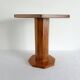 Art Deco guéridon from the 1930s in walnut and oak.
