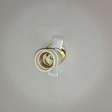 White opaline hanging lamp
