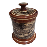 Marbled sugar bowl SARREGUEMINES