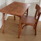 Baumann desk and dark beech child chair