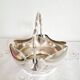 Antique silver-plated metal sugar bowl