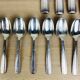 Housewife Ravinet d'Enfert model Navarre art deco silver metal 32 pieces