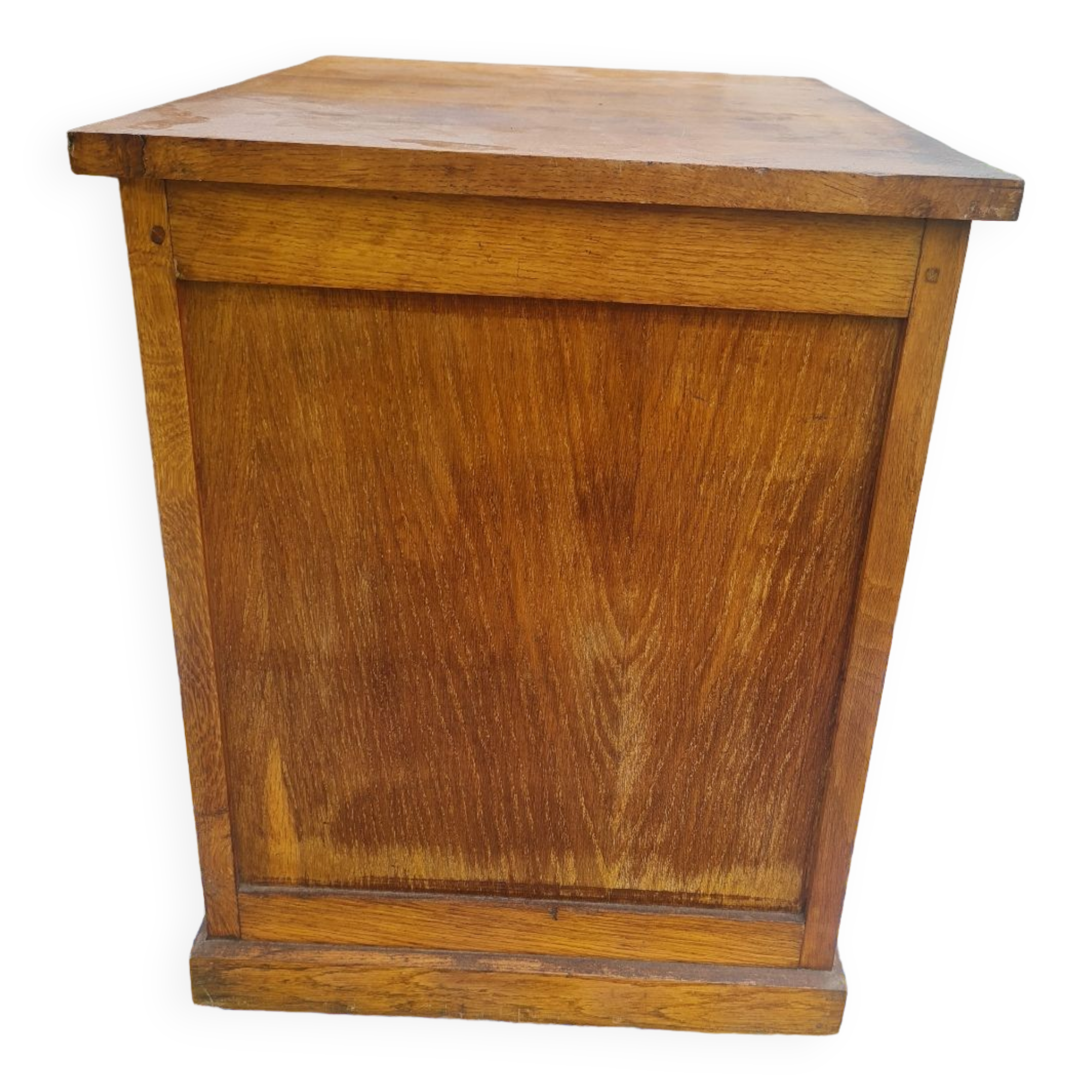 Classeur bois à rideau