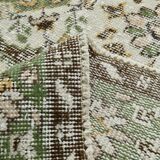 Turkish Floral Pattern Vintage Rug, 196x325Cm