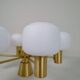 Mid-century brass ceiling light ASEA Sweden, 1950s