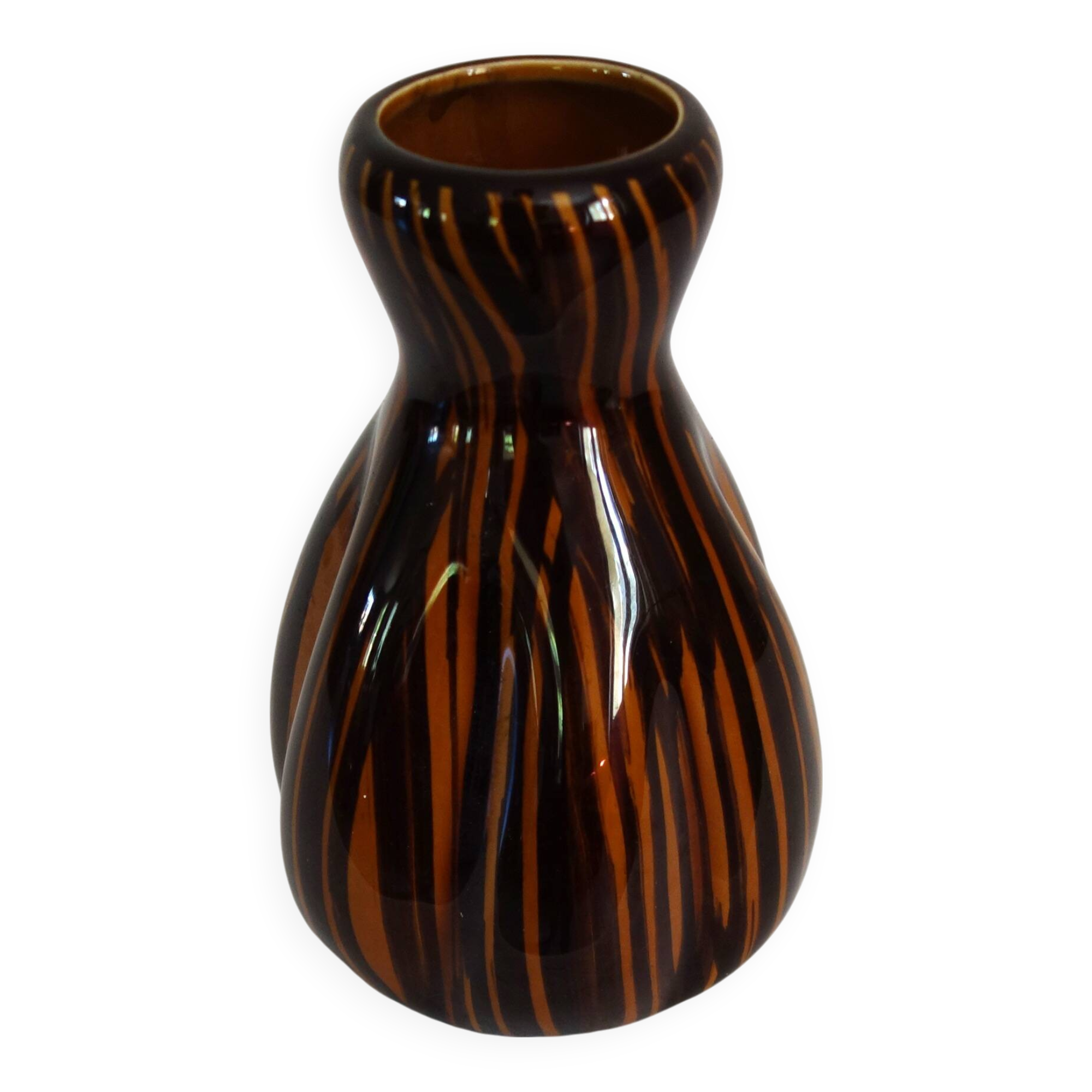 Domino Sarreguemines vase from the 50s/60s