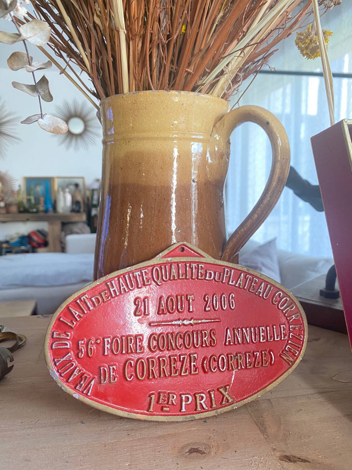 Agricultural competition plaque