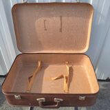 Brown vintage suitcase