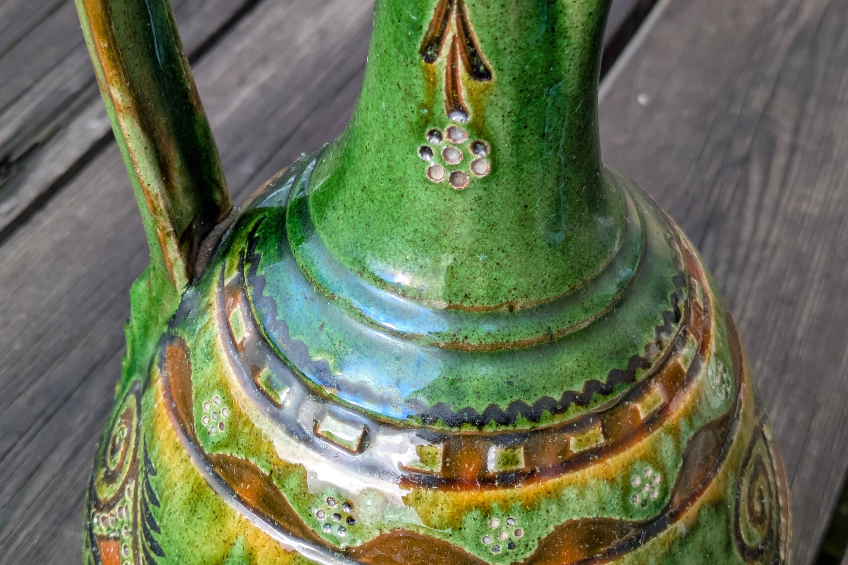 Large jug / Terracotta pitcher signed - Alfar TITO - UBEDA