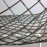 Rare Bertoia diamond chairs with ottoman for Knoll International, 1970s