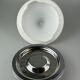 60s 70s ceiling lamp or wall lamp by Limburg Leuchten Germany glass chrome