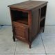 Vintage solid wood bedside sofa end