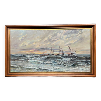 A. Claessens. Seascape. Large format.