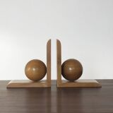 Mid-Century Modern Wooden Bookends, 1960s, Set of 2