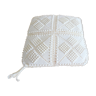 Vintage cushion cream white, crochet cushion 33 cm x 33 cm
