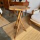 Vintage bamboo side table – Riviera spirit