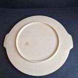 Digoin Sarreguemines ceramic pie dish, Agreste model