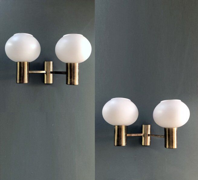 Pair of wall lamps 70s