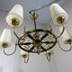Large brass chandelier Finland 1950’s