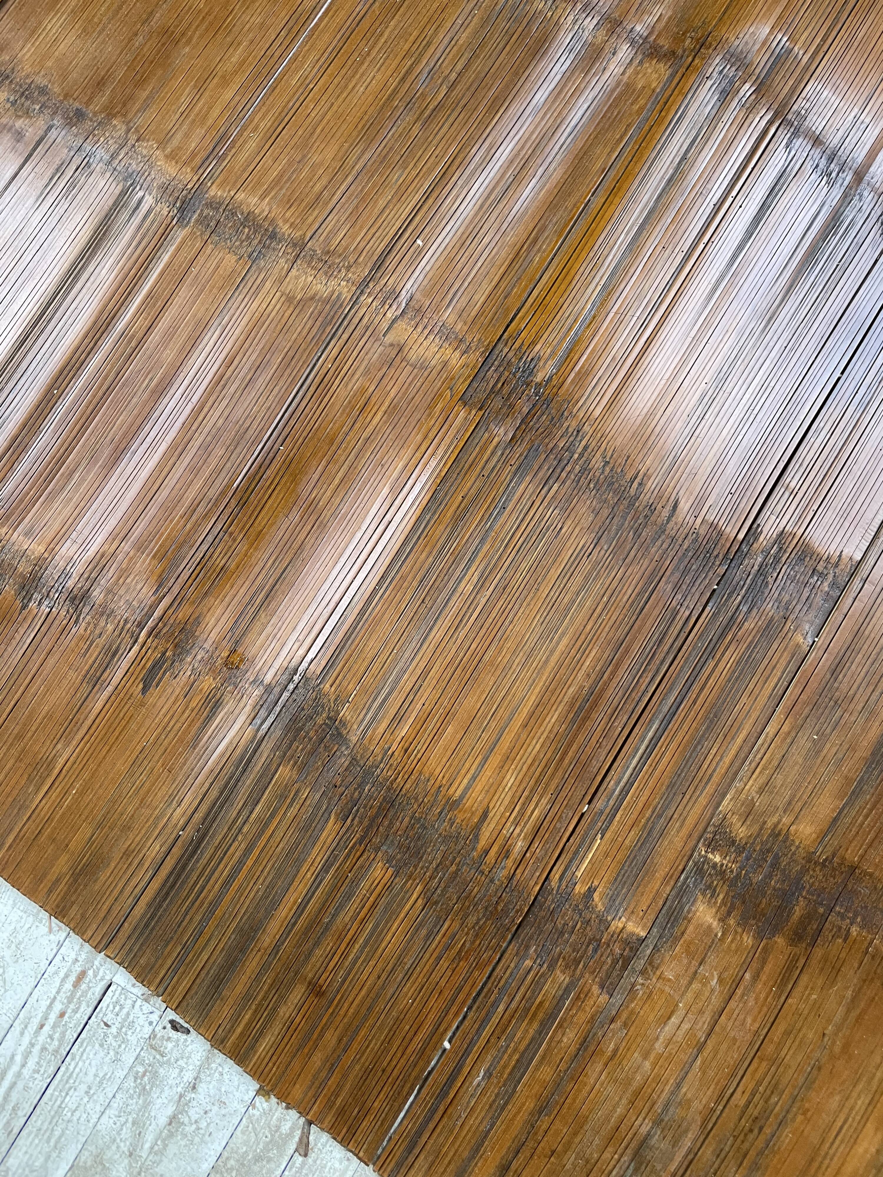 Tapis en bois tribu Akha Birmanie