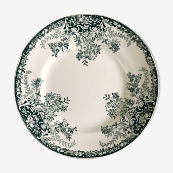 5 plates St Amand fruit pattern