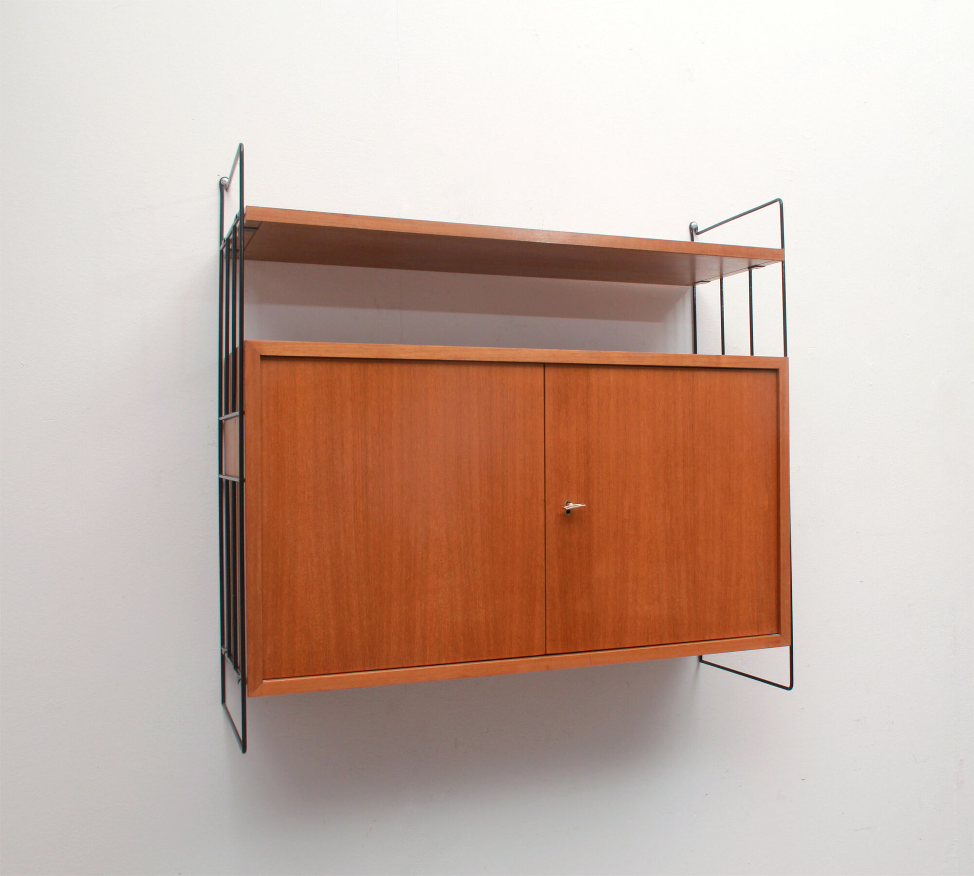 1960s wall unit in walnut, WHB Germany