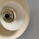 Danish hanging lamp from the 1980s-90s in aluminum.