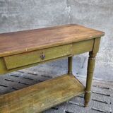 Antique counter side table wall table shop counter
