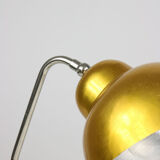 Lampe de table en or du milieu du siècle, années 1960