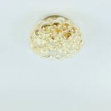 Mid-Century Modern Amber Bubble Glass Wall Light by Helena Tynell, 1960s