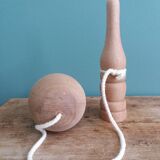 Raw wood cup and board