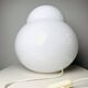 Daruma Model 5028/3 Milk Glass Sphere By Sergio Asti For Candle Milano, Italy 1980S