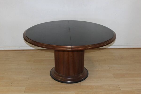 Table Ronde de style Art Déco par Grange vers 1980