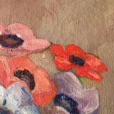 Still life with flowers and fruit