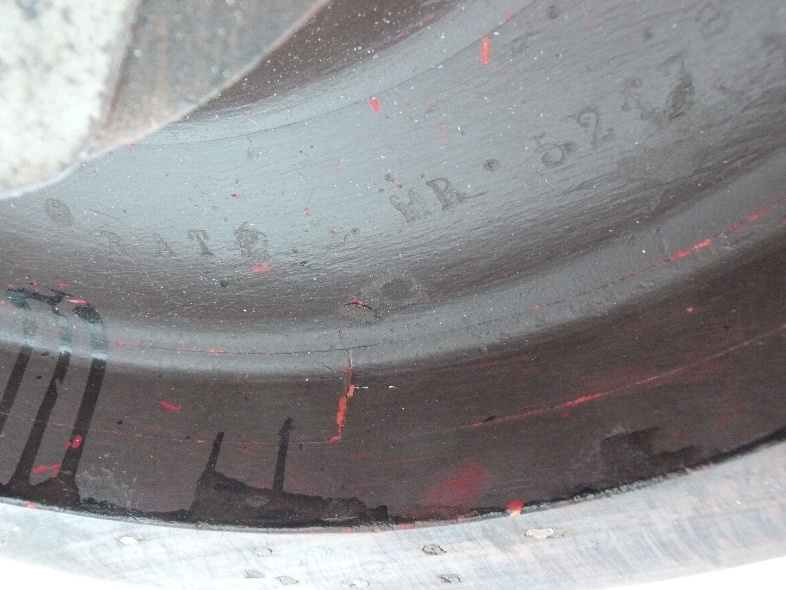 Patinated coffee table