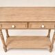 Louis-Philippe console style – Solid oak – Porcelain and brass knobs